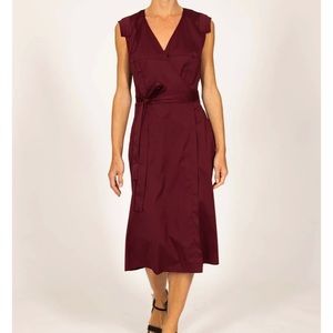 Anne Willi - French Design - Naomi wrap dress Bordeaux